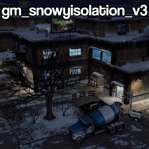 gm_snowyisolation_v3 — Garry's Mod Steam Workshop preview image