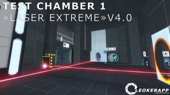 Test chamber #1 "Laser extreme" — Portal 2 Workshop preview