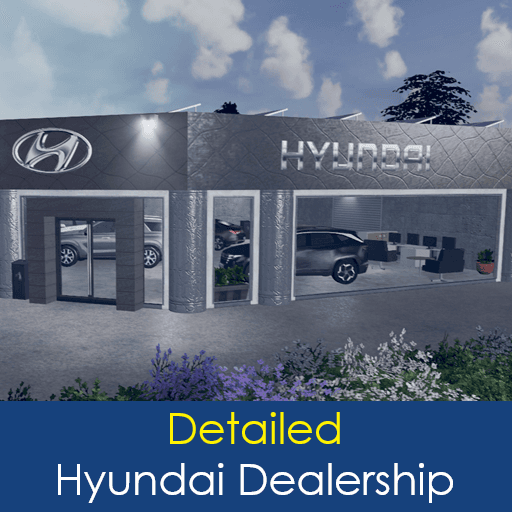 Detailed Hyundai Showroom (for Downtown / City Center) — Cities: Skylines Steam Workshop preview image