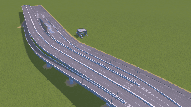 Expressway Entrance 5 Toll Booth — Cities: Skylines Steam Workshop preview image