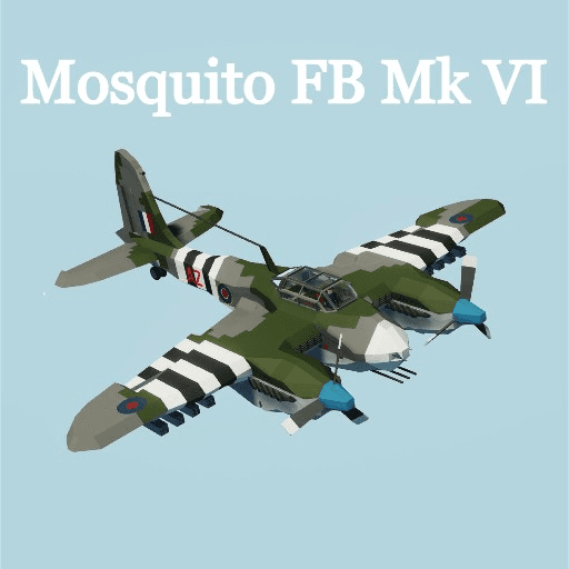Mosquito FB Mk VI (1:1 Scale) — Stormworks: Build and Rescue Steam Workshop preview image