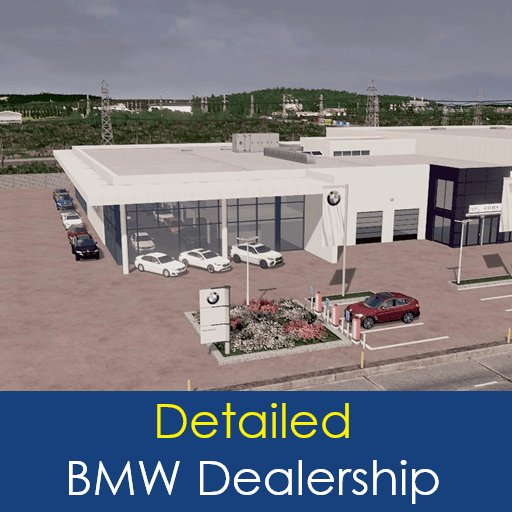Detailed BMW / MINI Dealership — Cities: Skylines Steam Workshop preview image