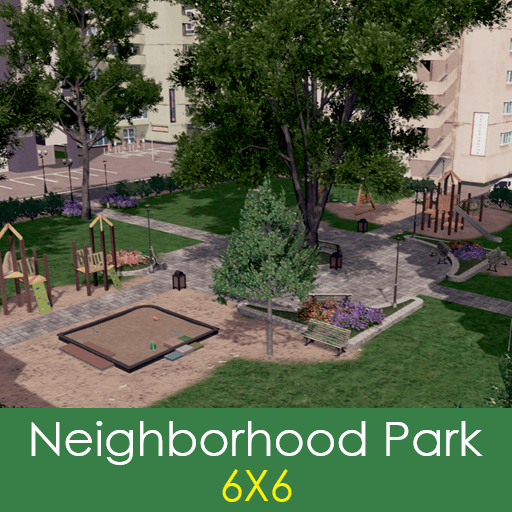 Neighborhood Park 6X6 — Cities: Skylines Steam Workshop preview image