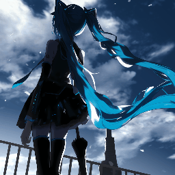 Ender Hatsune Miku Sky WUHD (4K) — Wallpaper Engine Steam Workshop preview image