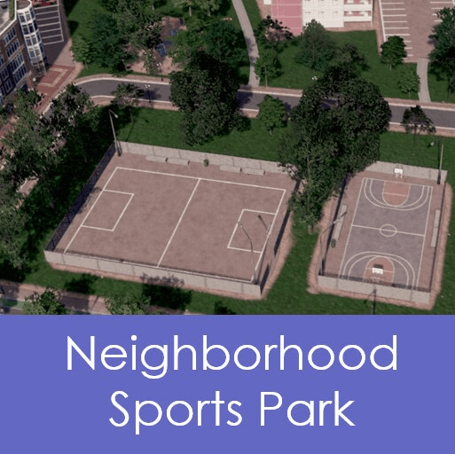 Neighborhood Sports Park — Cities: Skylines Steam Workshop preview image