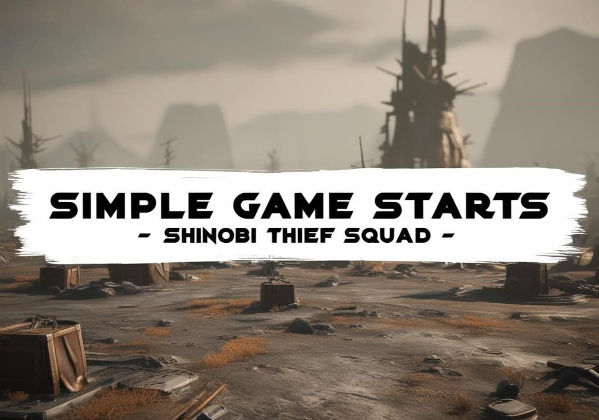 Simple Game Starts - Shinobi Thief Squad — Kenshi Workshop preview
