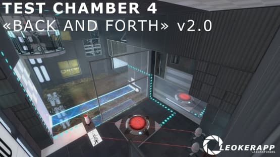 Test chamber #4 "Back and forth" — Portal 2 Steam Workshop preview image