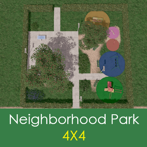 Neighborhood Park 4X4 — Cities: Skylines Steam Workshop preview image