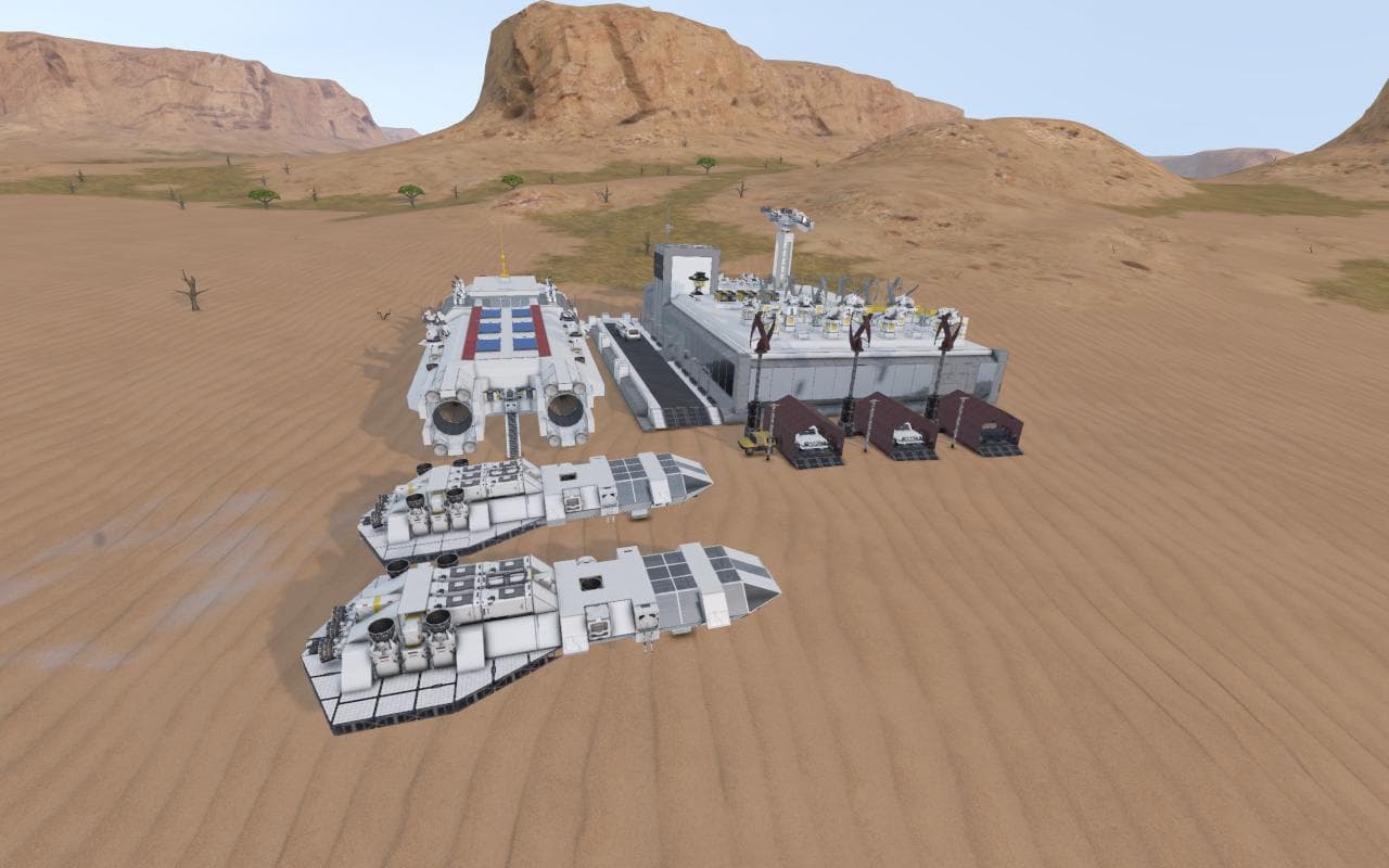 Пертам постройки из выживания — Space Engineers Workshop preview