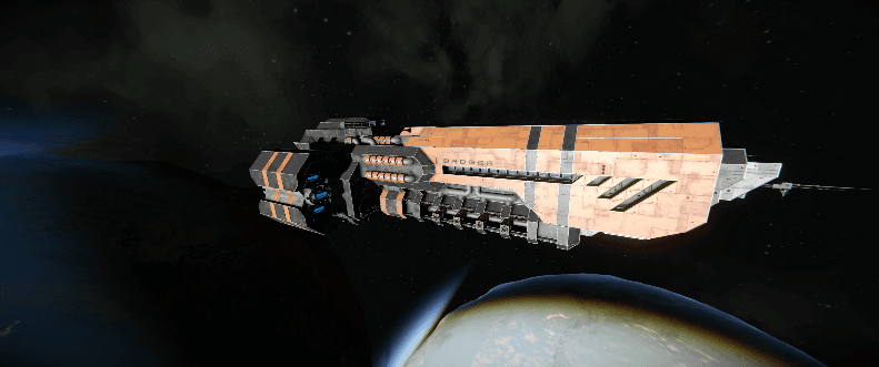 Badger Industrial Freighter — Space Engineers Workshop preview