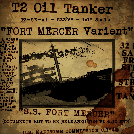Fort Mercer - T2-SE-A1 Oil Tanker — Stormworks: Build and Rescue Workshop preview