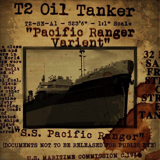 Pacific Ranger - T2-SE-A1 Oil Tanker — Stormworks: Build and Rescue Workshop preview