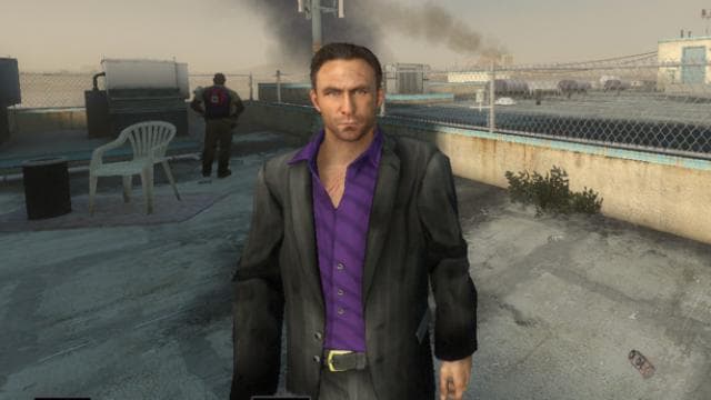 nick - purple pinstriped boss shirt (edit) — Left 4 Dead 2 Workshop preview