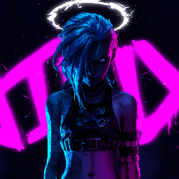Ender Jinx Neon (Arcane) WUHD (4K) V1 — Wallpaper Engine Steam Workshop preview image