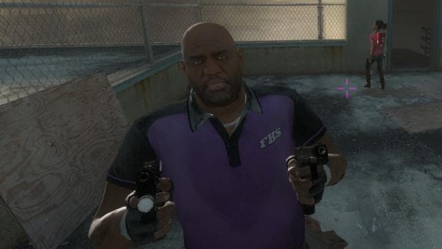coach - dark purple and black shirt — Left 4 Dead 2 Workshop preview