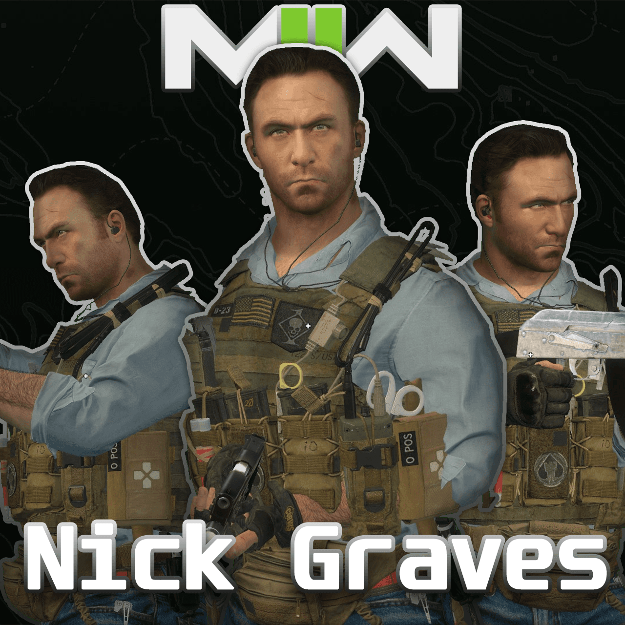 MWII Customs - Nick Graves (Original) — Left 4 Dead 2 Steam Workshop preview image