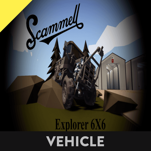 Scammell Explorer 6x6 Full Recovery Spec — Stormworks: Build and Rescue Workshop preview