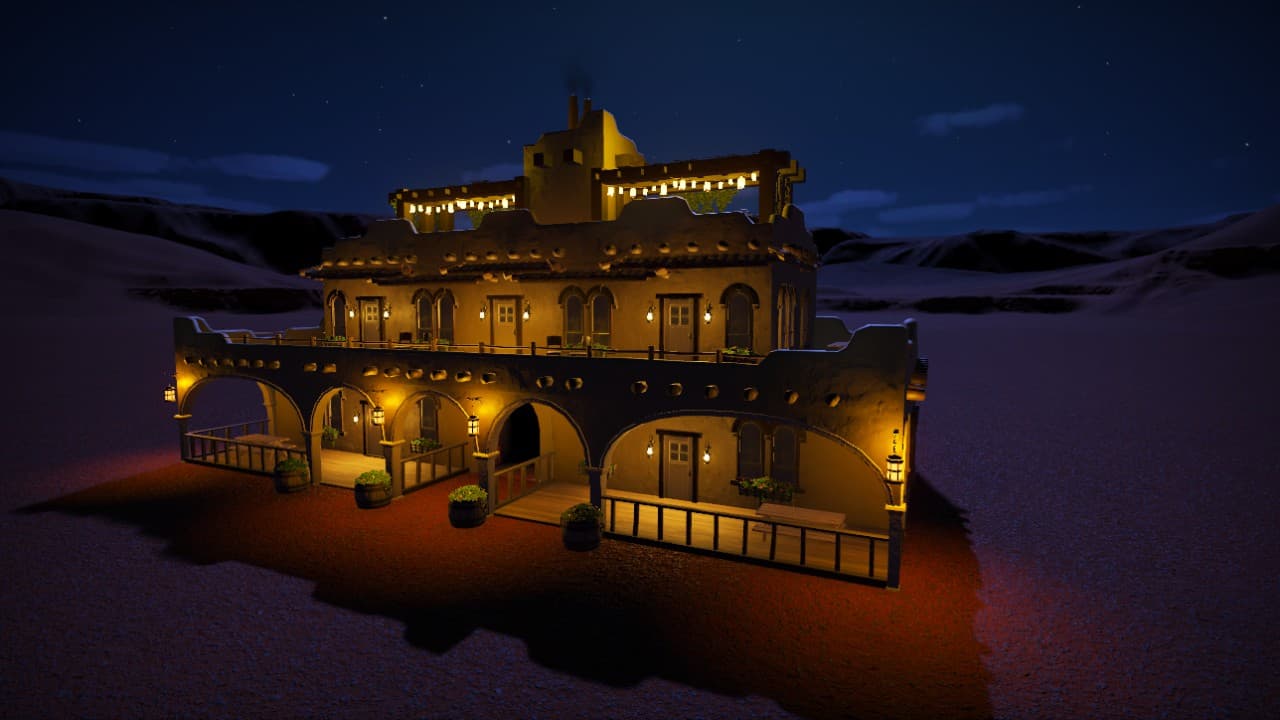 Southwestern Hotel 001TS — Planet Coaster Workshop preview