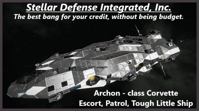 Stellar Defense Integrated, Inc.: Archon MK3 - Class Corvette — Space Engineers Workshop preview