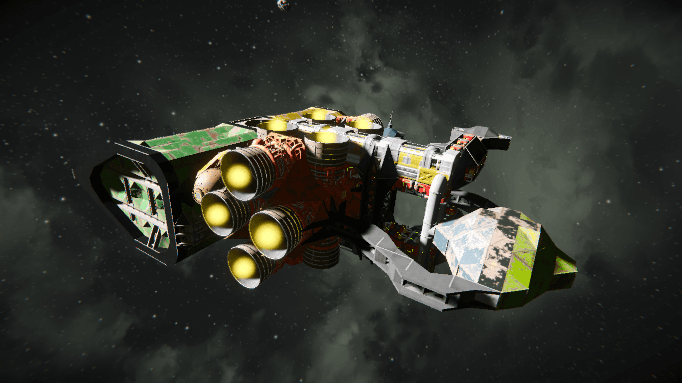 (BNF) Outaw Heavy Cargo Carrier — Space Engineers Workshop preview