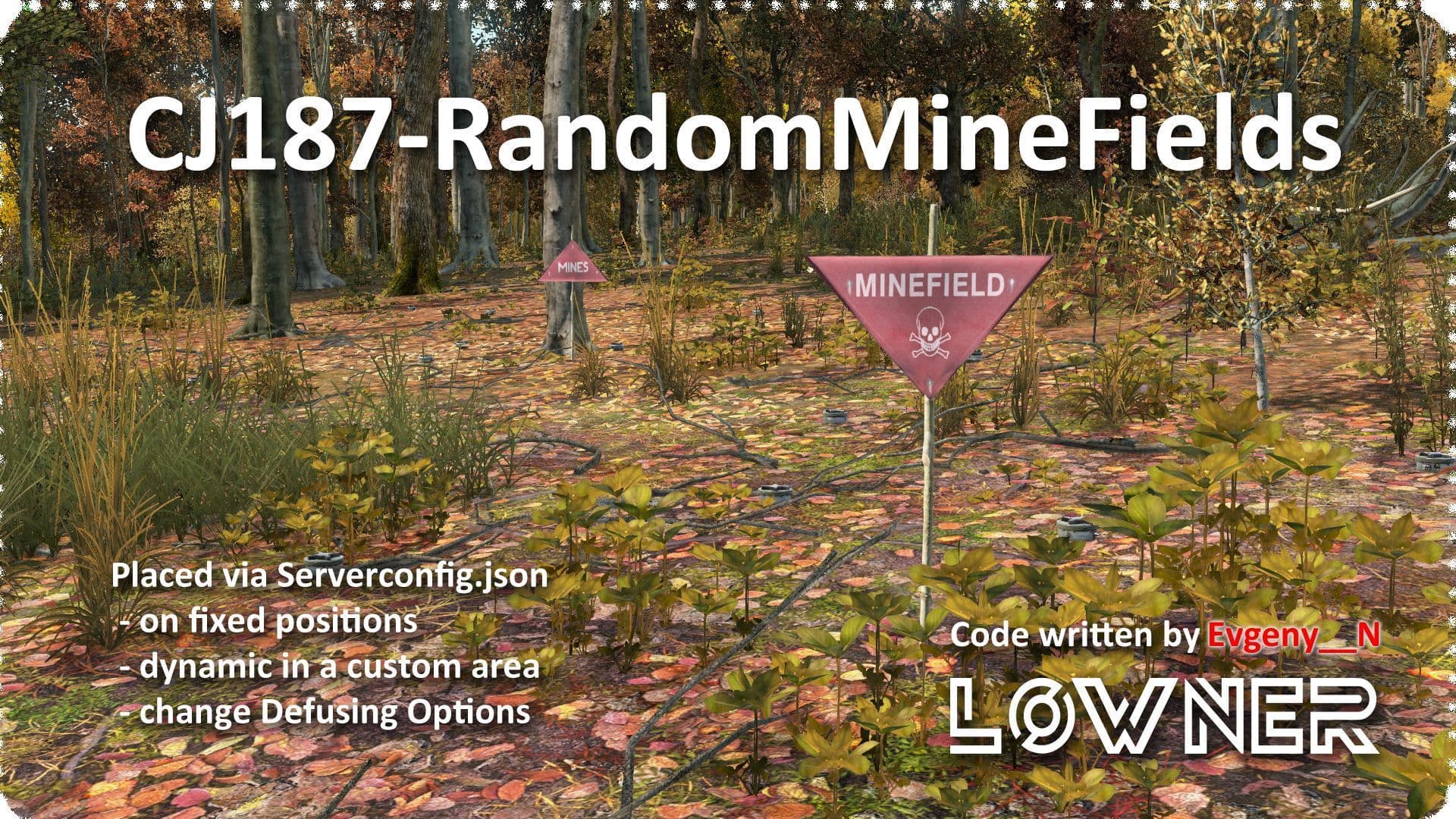 CJ187-RandomMineFields — DayZ Workshop preview