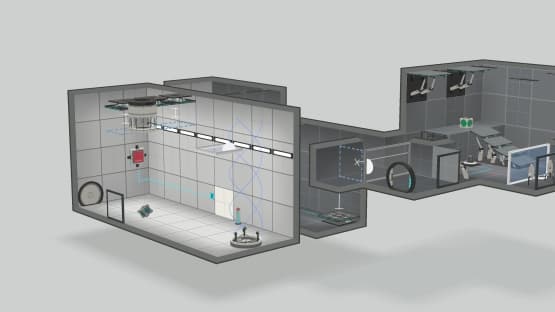 3 stage small ish chamber thing — Portal 2 Steam Workshop preview image