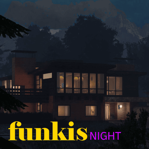 Funkis (Night) (Mid Century Modern house) — Garry's Mod Workshop preview