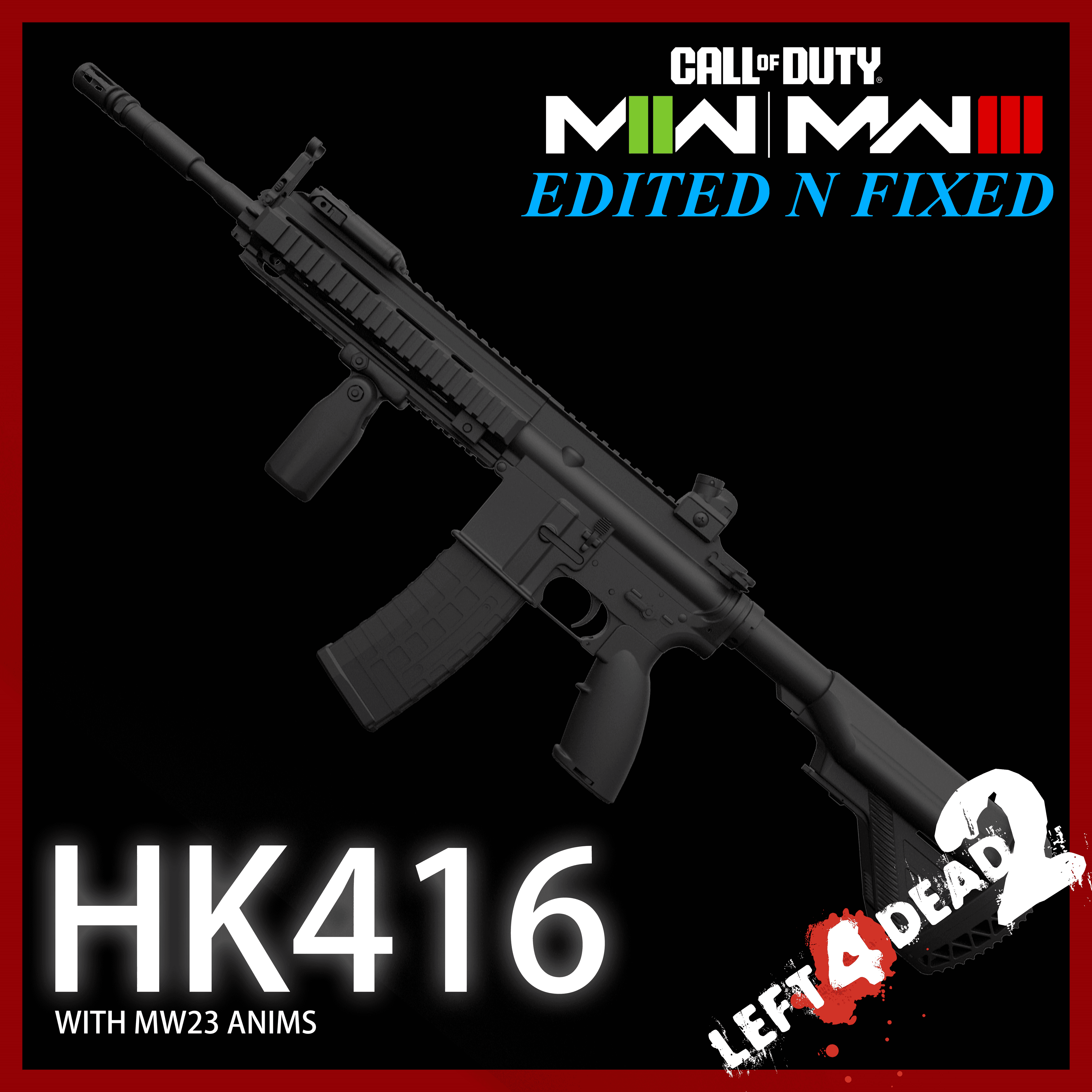 MW23 - HIKO - 416 VK — Left 4 Dead 2 Steam Workshop preview image