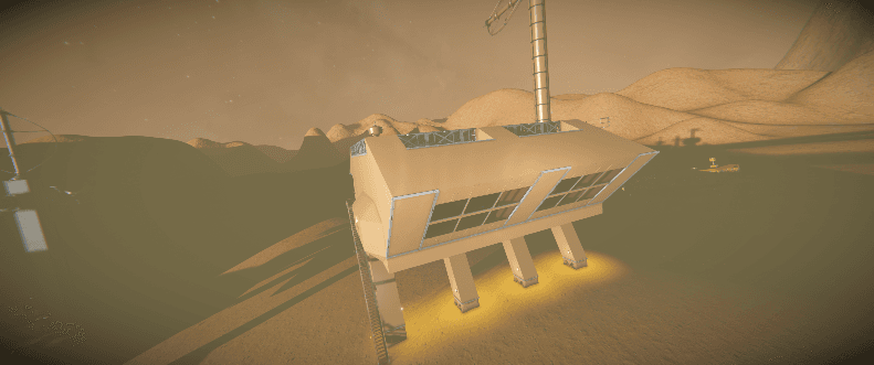 Rabbit Home outpost — Space Engineers Workshop preview