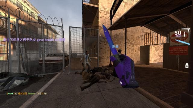 CSGO Bayonet Doppler Sapphire — Left 4 Dead 2 Steam Workshop preview image