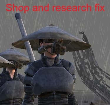 Wear your hats with everything shop and research fix — Kenshi Steam Workshop preview image