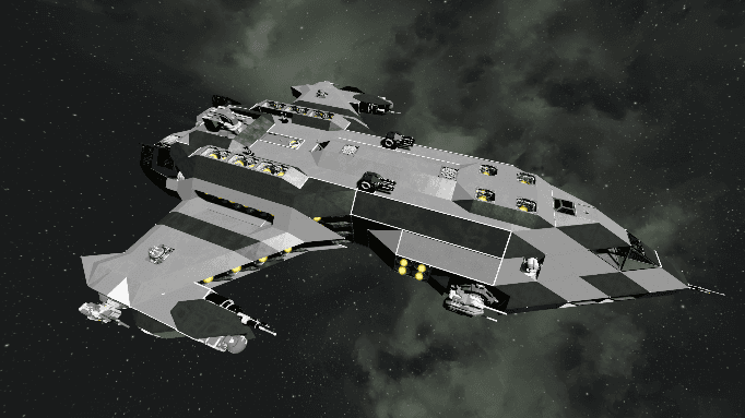 WIP WII Model 300-A Carrack — Space Engineers Steam Workshop preview image