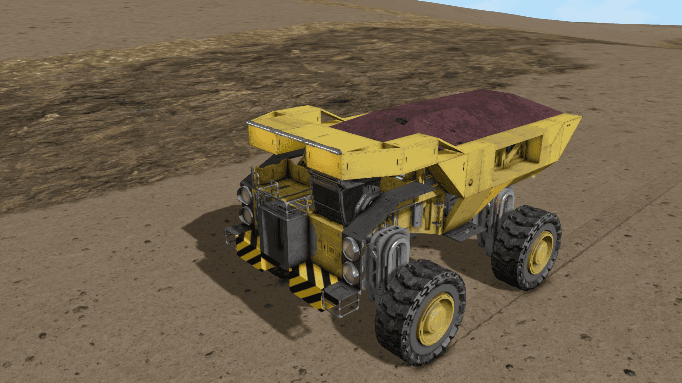 [SDX] Komatsu Dump Truck — Space Engineers Steam Workshop preview image