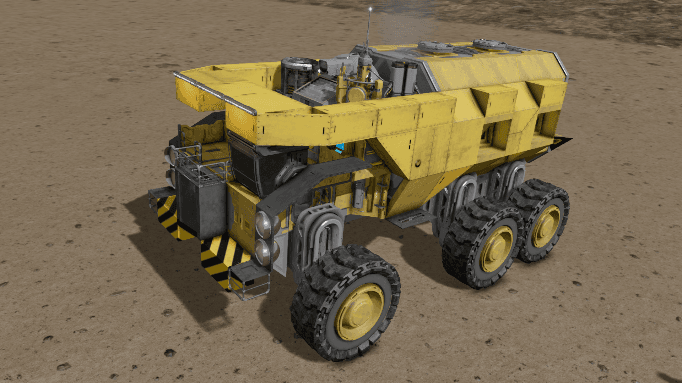 [SDX] Komatsu Cargo Truck — Space Engineers Workshop preview
