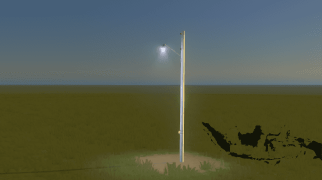 IND_ELECT_POLE_LAMP_KAMPUNG — Cities: Skylines Workshop preview