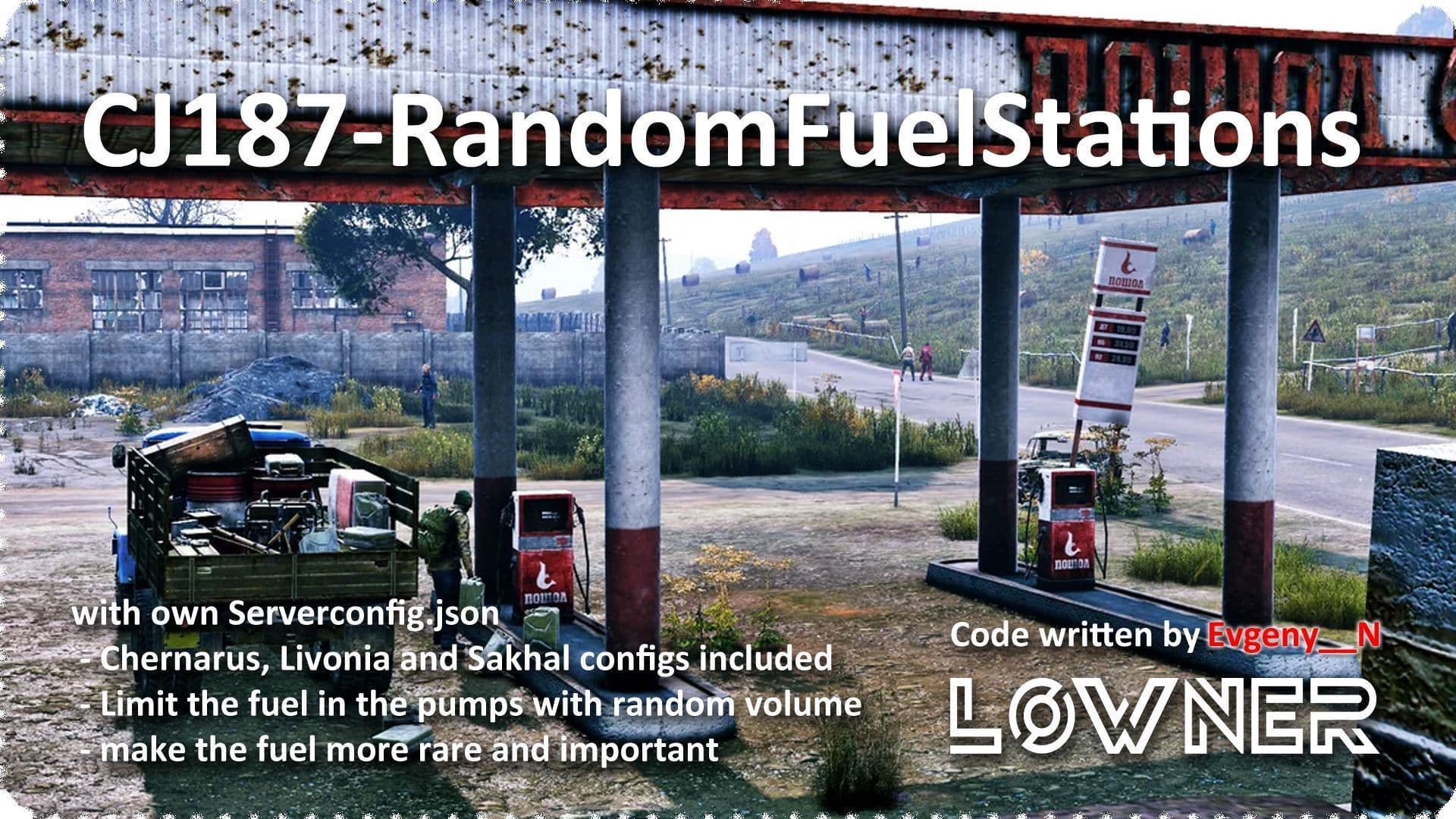 CJ187-RandomFuelStations — DayZ Workshop preview