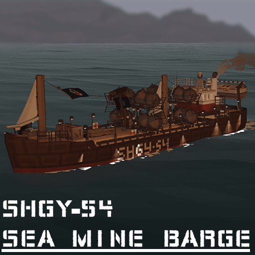 shgy· 54 ·❱ sea mine barge — Stormworks: Build and Rescue Steam Workshop preview image