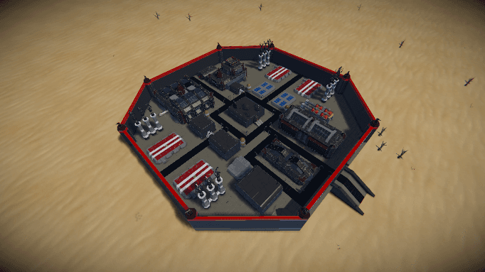 SPRT Base "Fort Syracuse" — Space Engineers Workshop preview