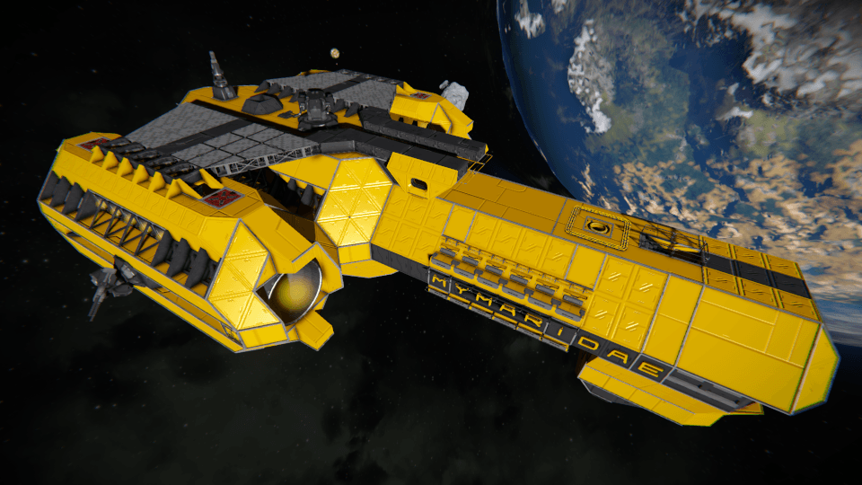 Mymaridae Light Frigate — Space Engineers Workshop preview