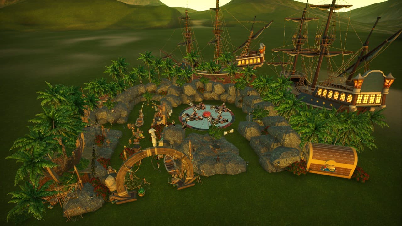 Pirate's Hideaway — Planet Coaster Workshop preview