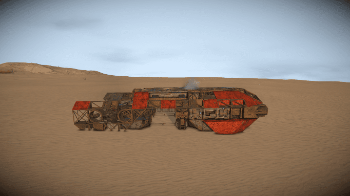 Abandoned Shuttle - Contact Planetary Encounters — Space Engineers Workshop preview
