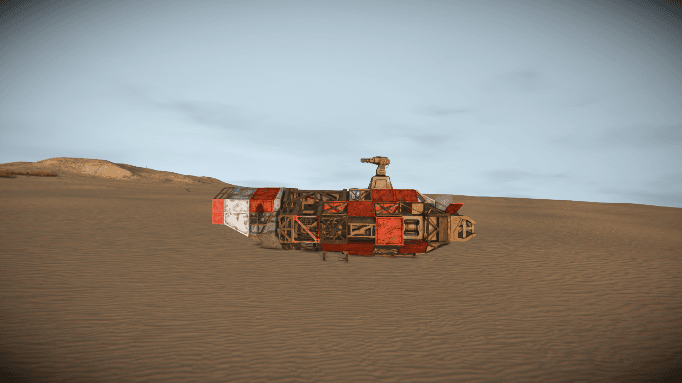 D-2 Hauler Wreck - Contact Planetary Encounters — Space Engineers Workshop preview