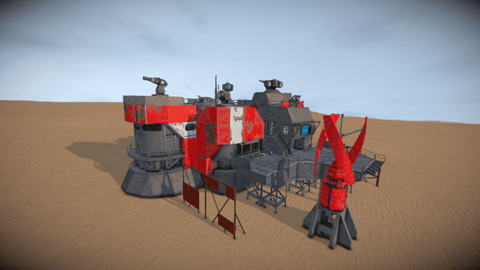 Pirate Stronghold - Contact Planetary Encounters — Space Engineers Workshop preview
