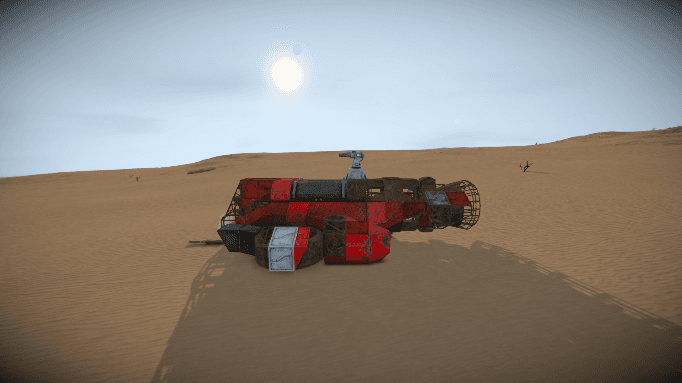 Wrecked Hopper - Contact Planetary Encounters — Space Engineers Workshop preview