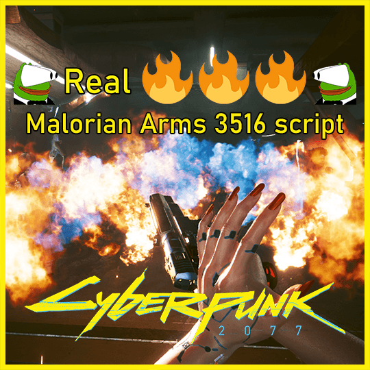 Cyberpunk 2077 Malorian Arms 3516 Script (Featuring super cool fire melee attacks) — Left 4 Dead 2 Steam Workshop preview image