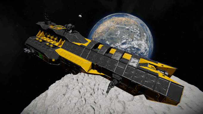 Dryudella Corvette — Space Engineers Workshop preview