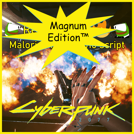 [Magnum ver.] Cyberpunk 2077 Malorian Arms 3516 Script (Featuring super cool fire melee attacks) — Left 4 Dead 2 Workshop preview