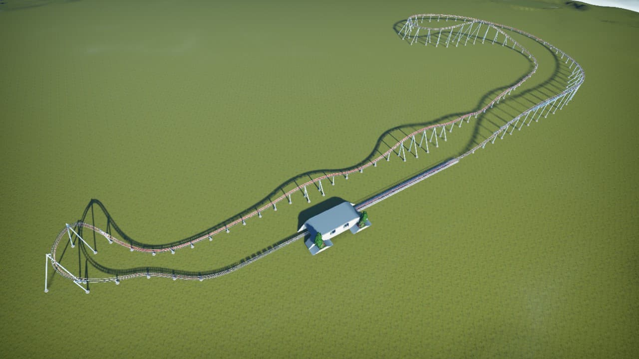  a big modern launch coaster — Planet Coaster Workshop preview