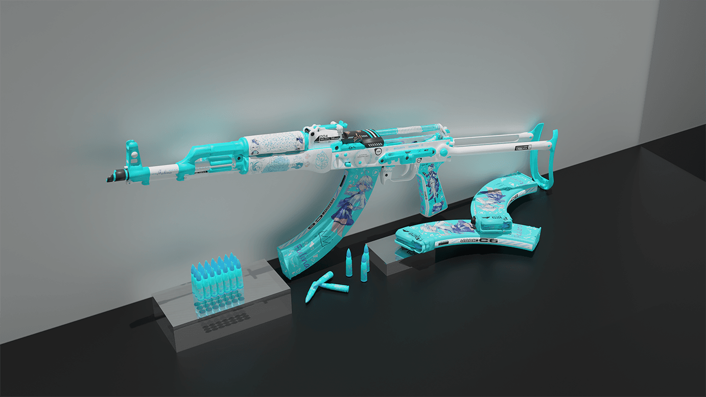 【武器】COD MW 2022 AK-47 原神 芙宁娜 替换AK-47 — Left 4 Dead 2 Steam Workshop preview image