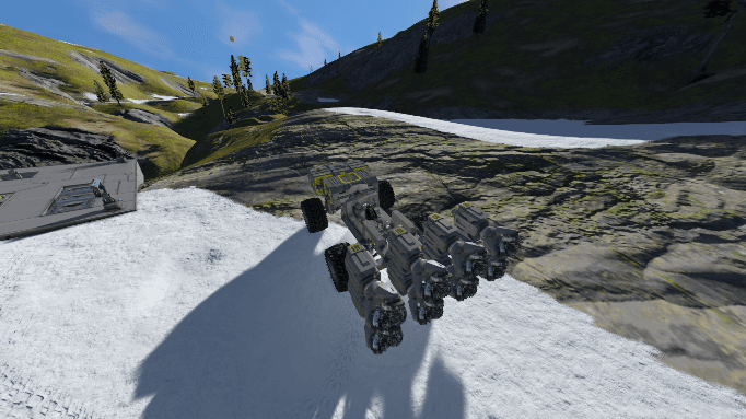 Машинка ГРОКСА WP-3 M-2 — Space Engineers Steam Workshop preview image